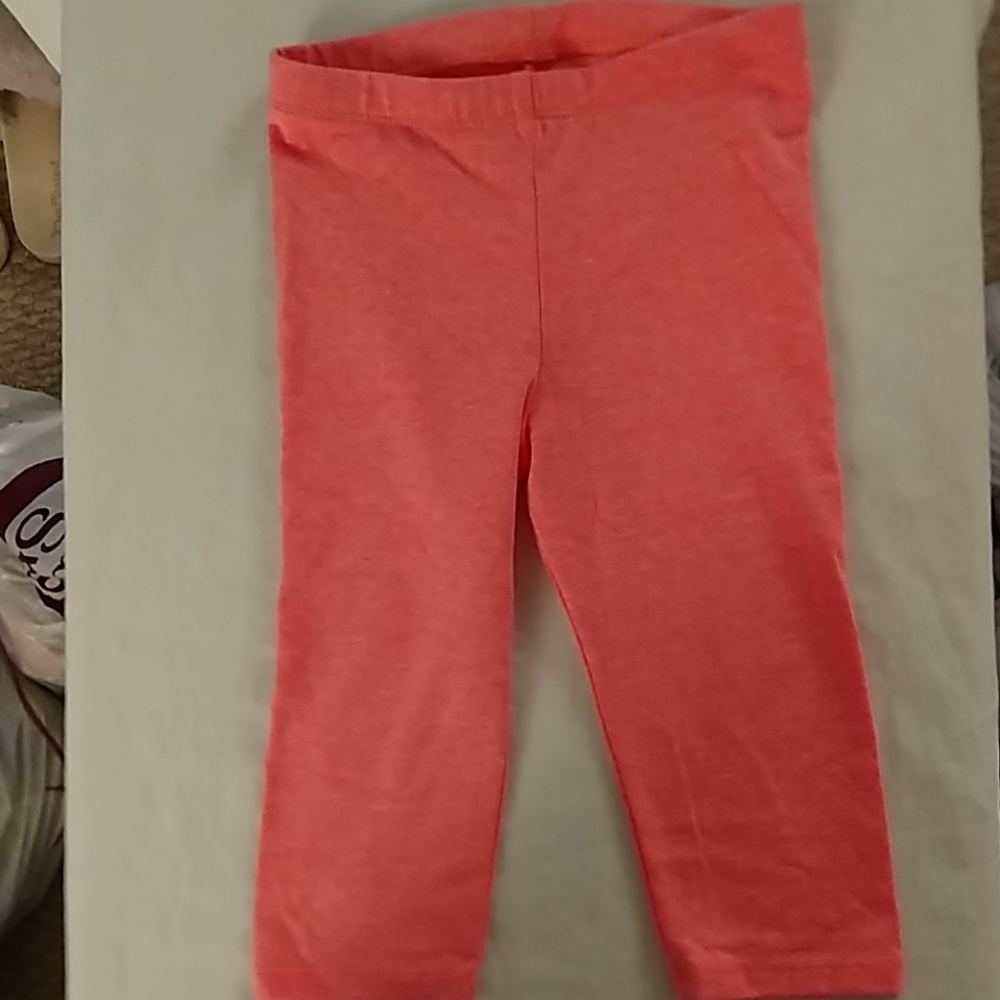 Hot Coral ankle capris